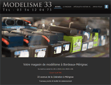 Tablet Screenshot of modelisme33.net